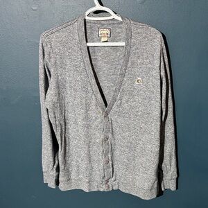 Diesel Charcoal Men's Cardigan Sweater